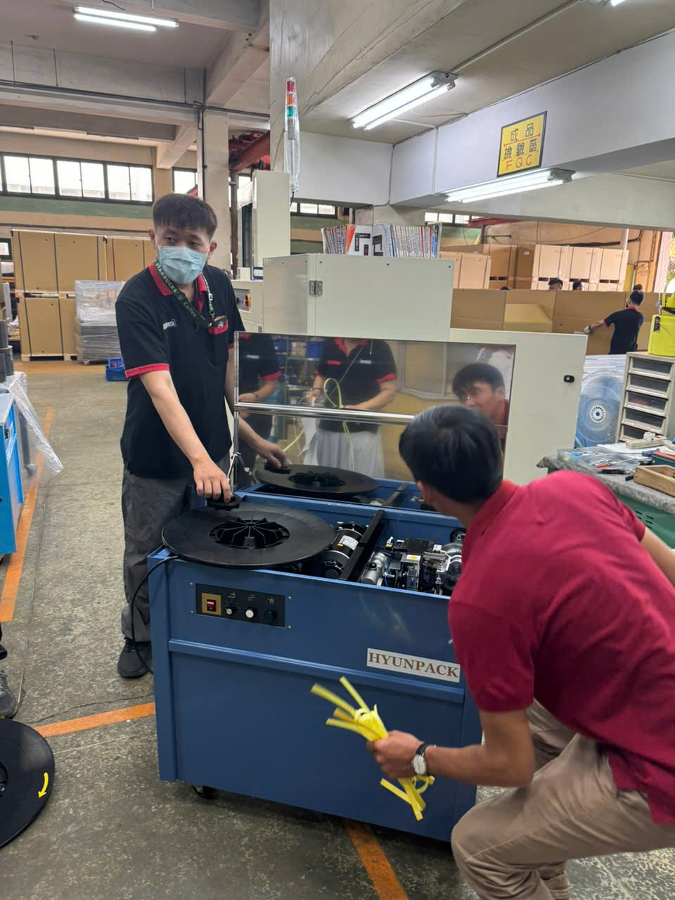 Sửa máy đóng đai thùng