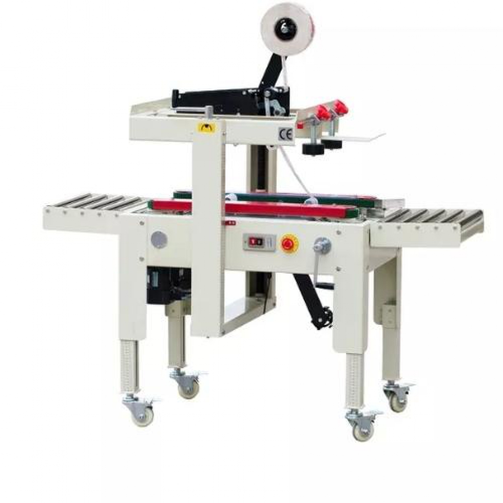 Máy dán thùng carton bán tự động