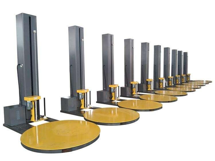 máy quấn màng pallet tự động