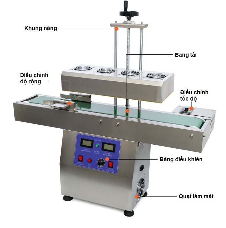 Máy dán màng seal tự động