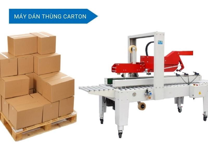máy dán băng dính thùng carton