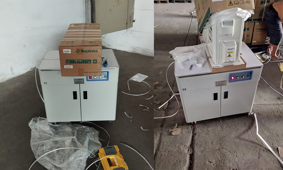 Sử dụng máy đóng đai đúng cách giúp tăng năng suất và giảm hư hỏng