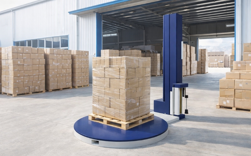 Khi nào doanh nghiệp nên đầu tư máy quấn màng pallet?